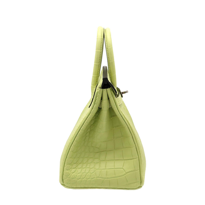 HERMES BirkinJaune Bourgeon Matte Palladium  HardwareStamp - GINZA CELIA