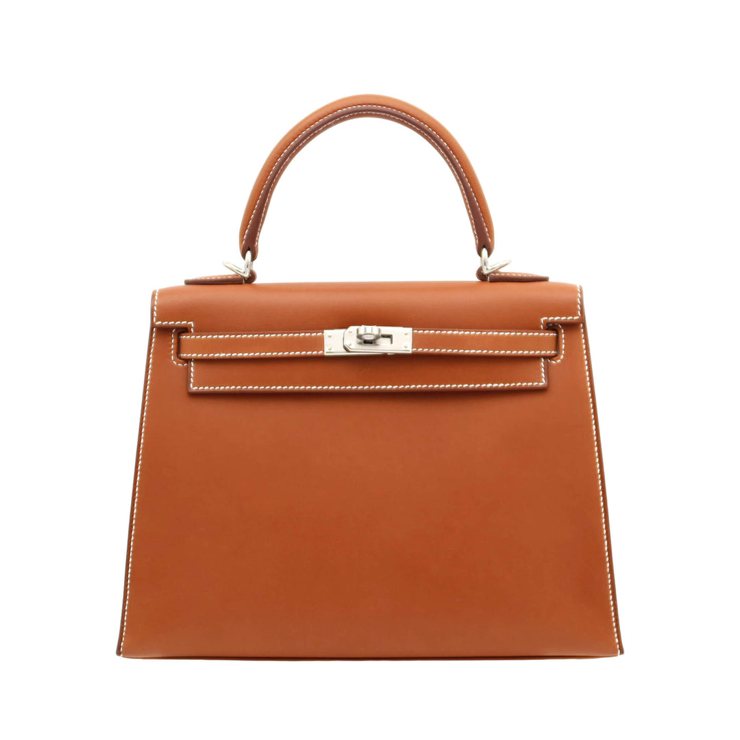 HERMES Kelly 25 Fourbure Palladium  HardwareStamp - GINZA CELIA