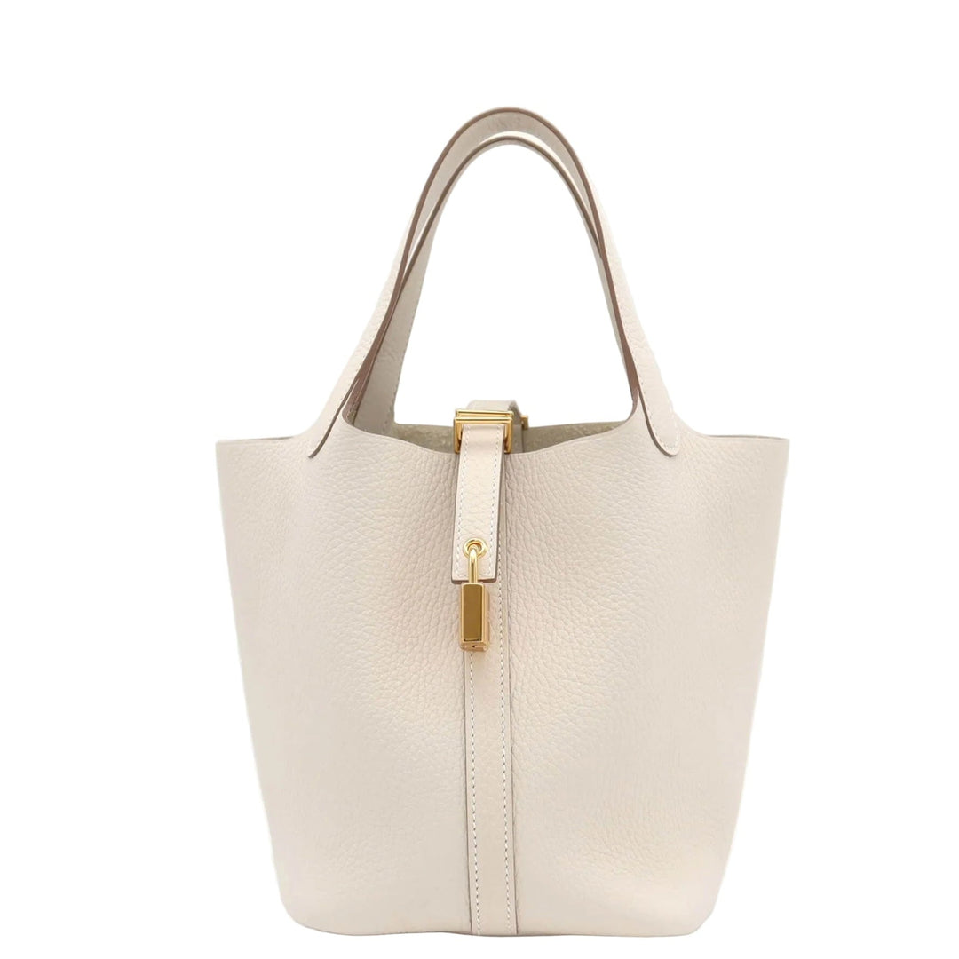 HERMES Hermès Picotin 18 CraieCraieGold HardwareStamp - GINZA CELIA