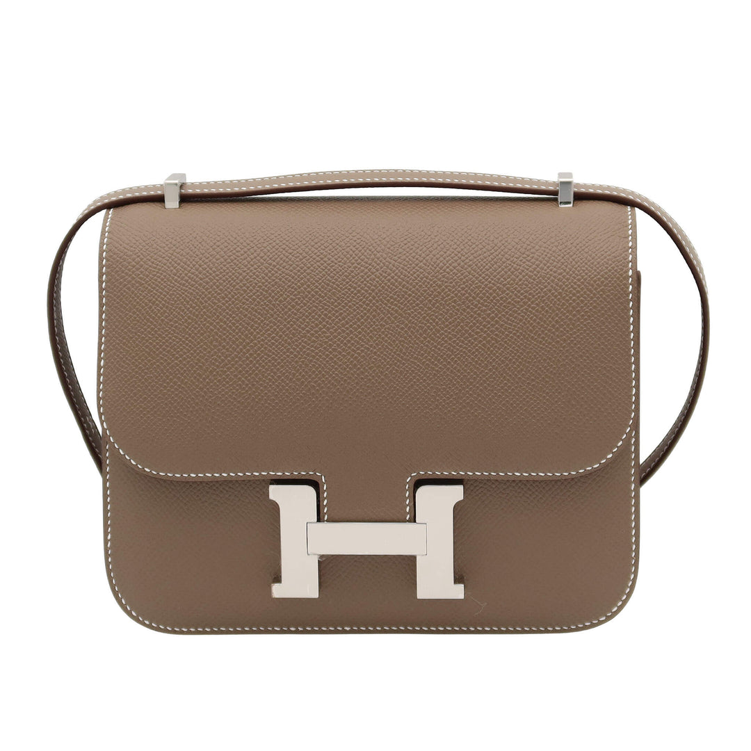 HERMES Mirror 19 EtoupePalladium  HardwareStamp - GINZA CELIA