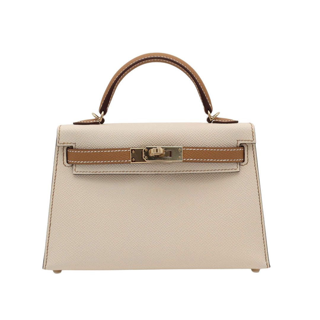 MiniIICraie Natural Togo Gold HardwareStamp - GINZA CELIA