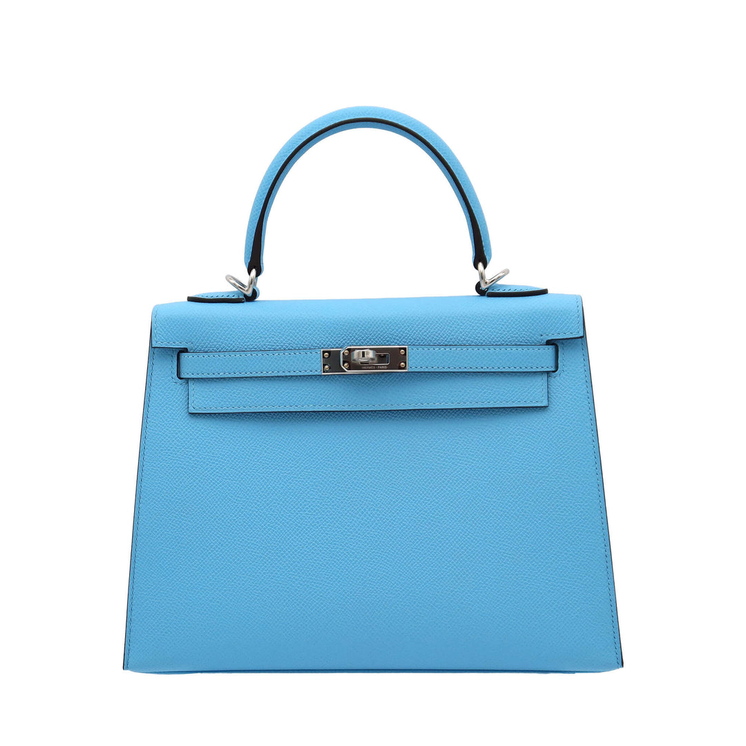 HERMES Kelly 25 SellierPalladium  HardwareStamp - GINZA CELIA