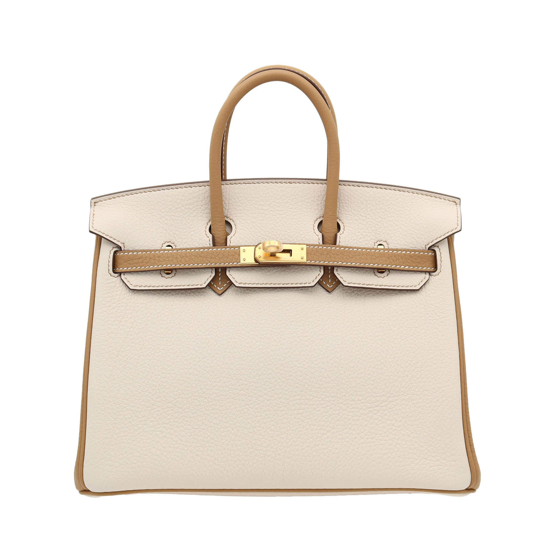 HERMES BirkinCraie NaturalGold HardwareStamp - GINZA CELIA