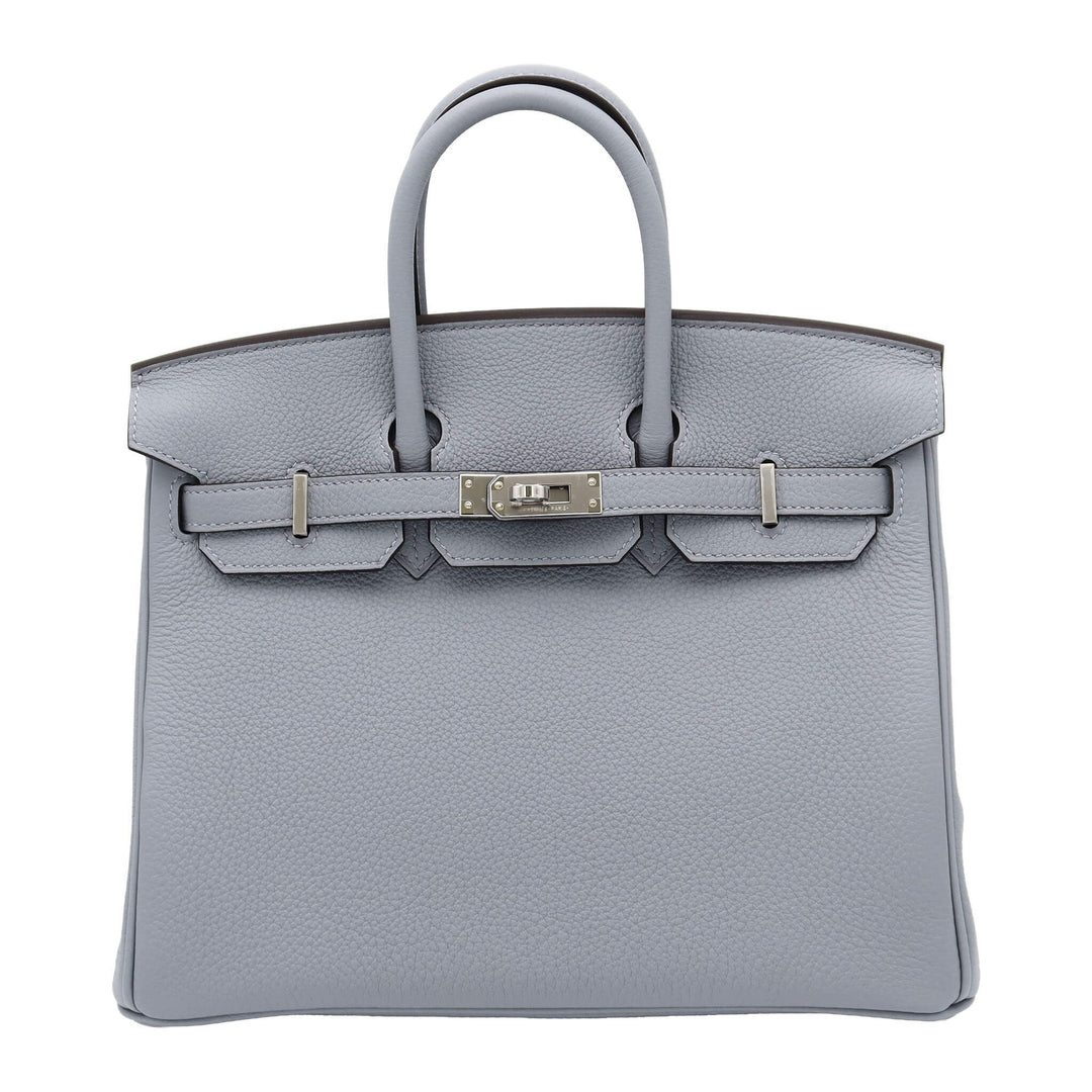 HERMÈS Birkin Gris Pantin Togo Palladium  HardwareStamp - GINZA CELIA