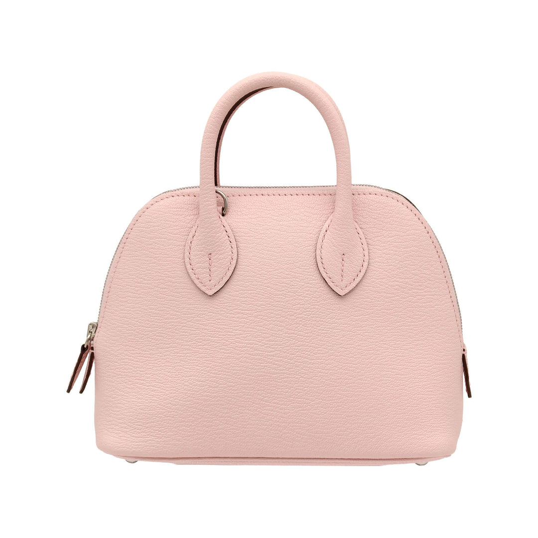 HERMÈS Bolide 1923 Mini Rose Darling Chevre MyzorePalladium  HardwareStamp - GINZA CELIA