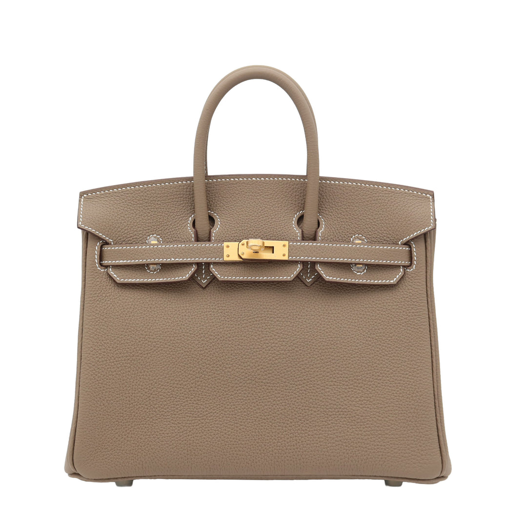 HERMES 愛馬仕 Birkin 25 18大象灰 磨砂金扣 K刻 - GINZA CELIA