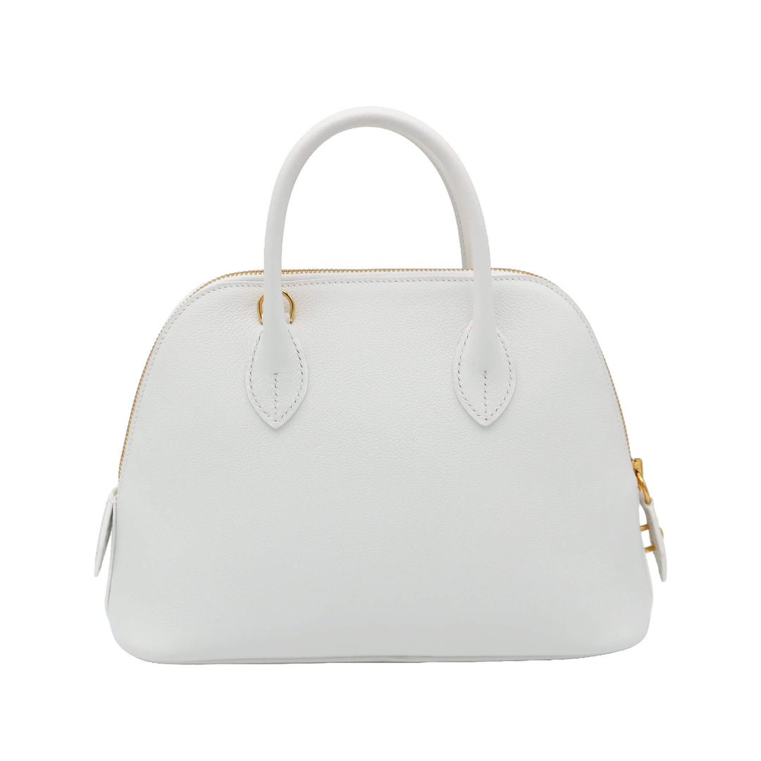 HERMES 愛馬仕 Bolide 1923 25纯白01 Evecolor皮 金扣 K 刻印 - GINZA CELIA