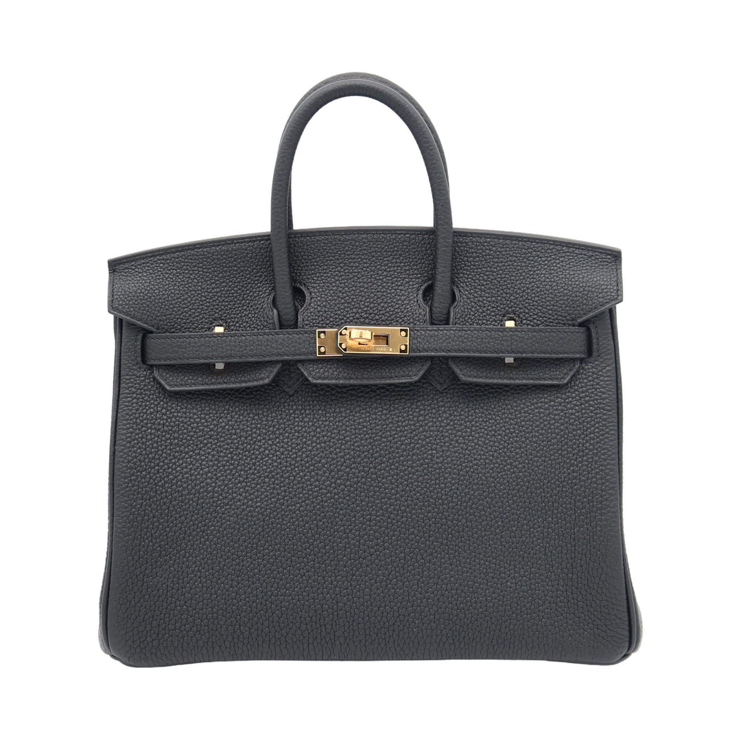 HERMES 愛馬仕 Birkin 黑色 Togo皮 金扣 K刻 - GINZA CELIA