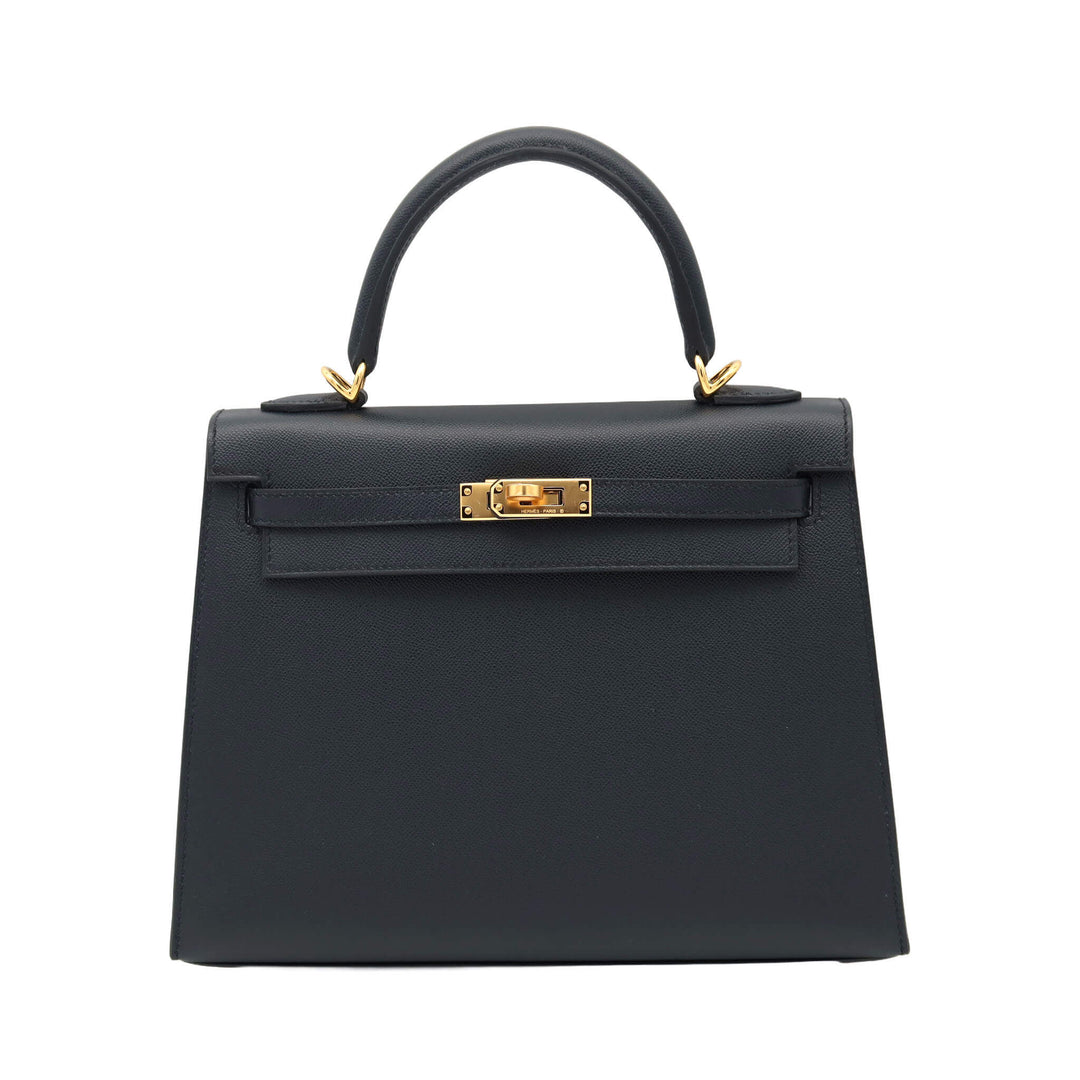 HERMES 艾美 Kelly 25 Mini Madame 皮 金扣 K刻