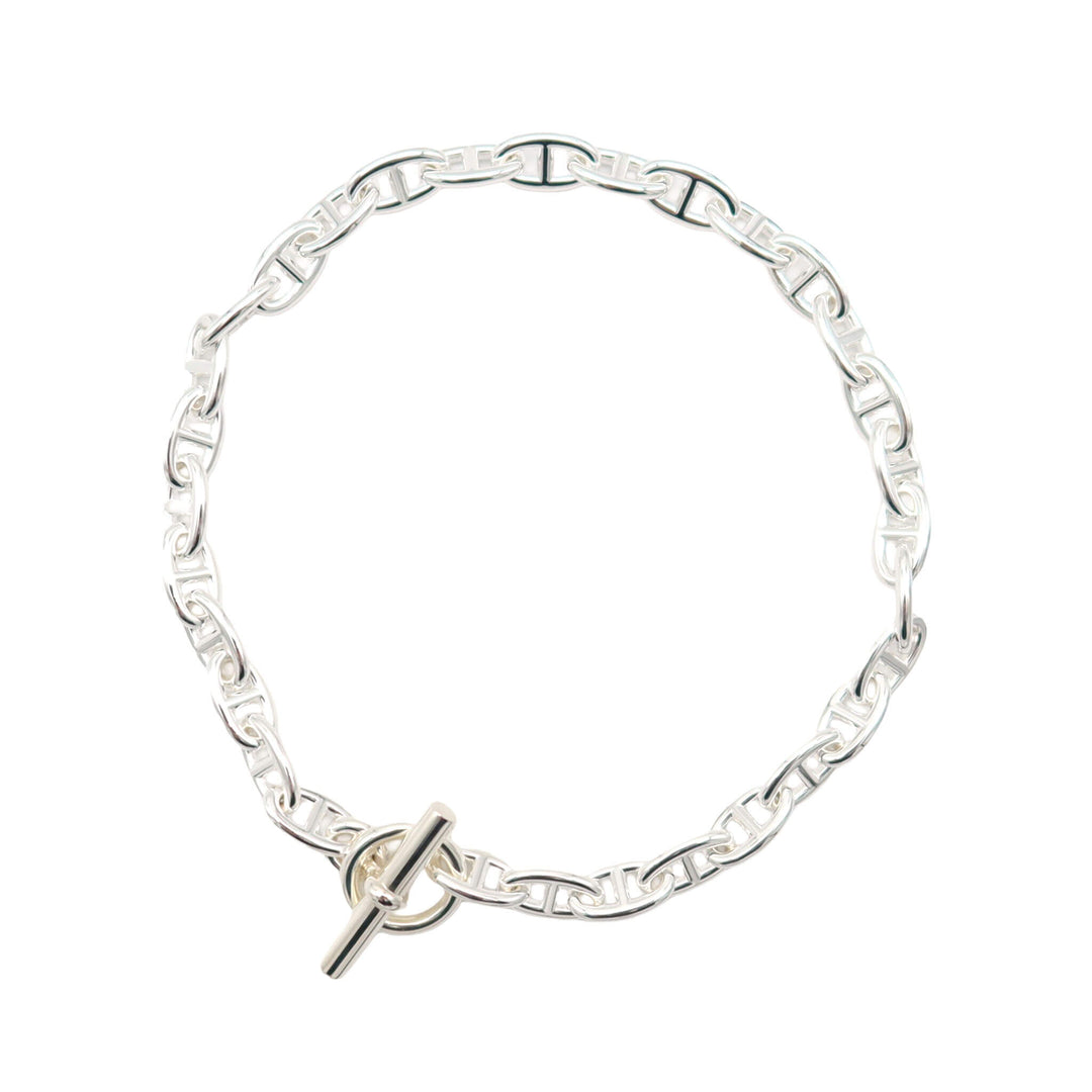 HERMES 艾美  鏈節掛飾  GM  銀色  31節 10奶昔白- GINZA CELIA