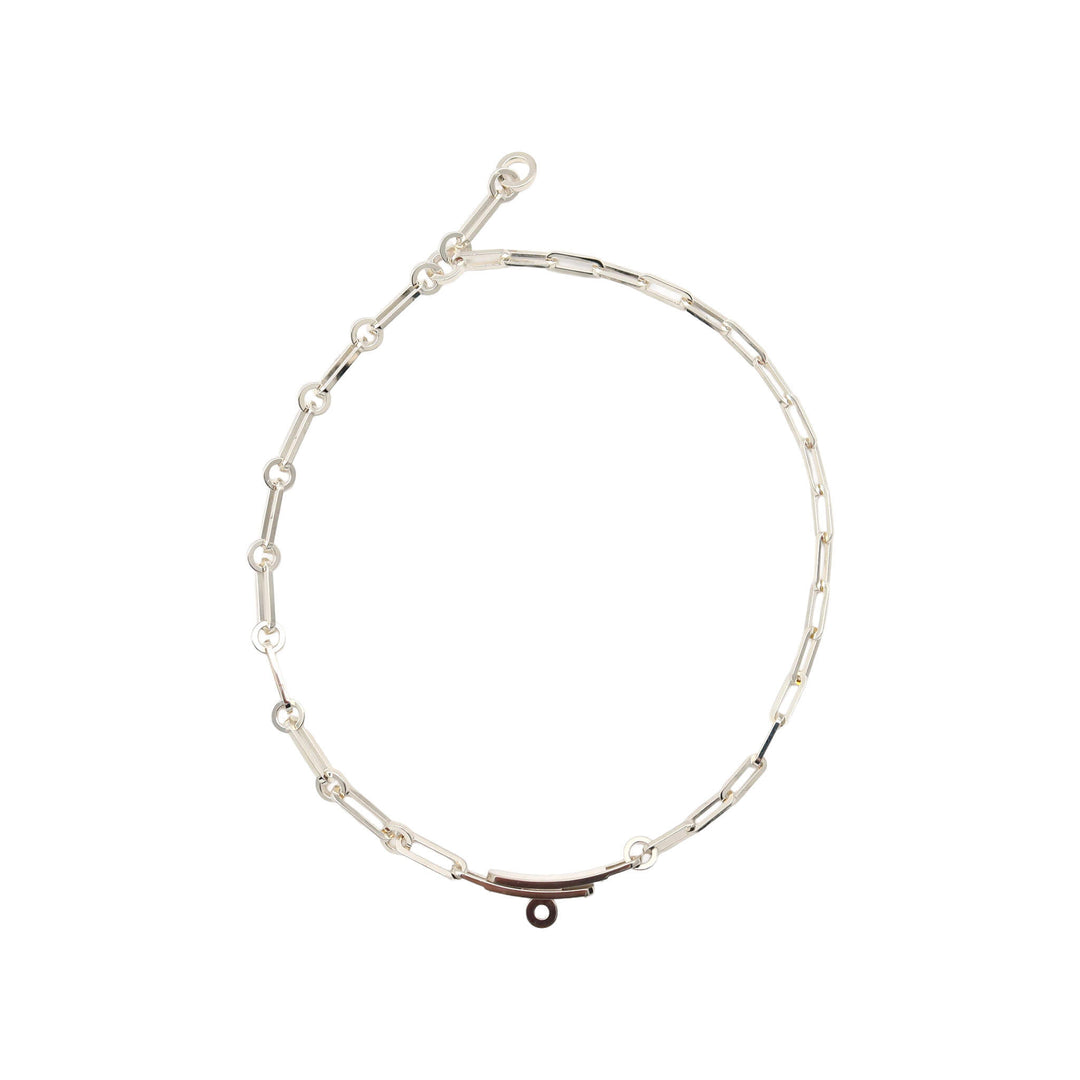 HERMES 艾美 10奶昔白 Kelly 鏈包  銀色 - GINZA CELIA