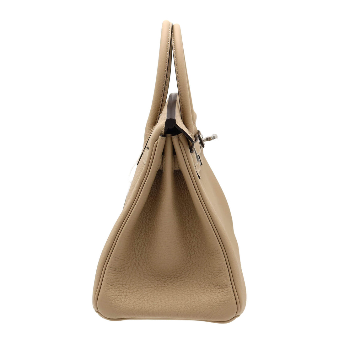 HERMÈS 愛馬仕  Birkin Trench 風衣灰 Togo皮 銀扣 K刻 - GINZA CELIA